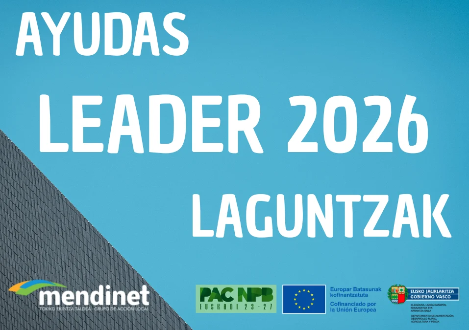 AYUDAS LEADER 2026. SE ABRE EL PLAZO DE PRESENTACIÓN DE SOLICITUDES