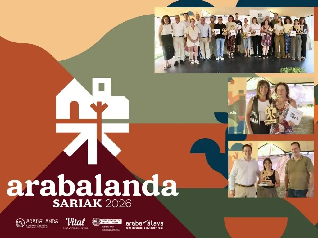 ARABALANDA SARIAK 2026 – ARABALANDA RECONOCE OCHO INICIATIVAS DE EMPRENDIMIENTO Y DESARROLLO RURAL ALAVÉS